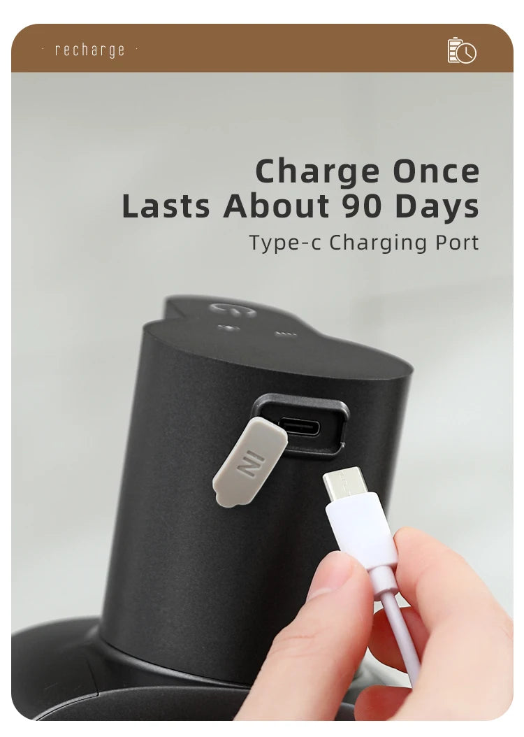 New Wall Mounted Automatic Soap Dispenser Foam Smart Hand Washing Machine 500ml Liquid Rechargeable Bathroom Induction Sensor