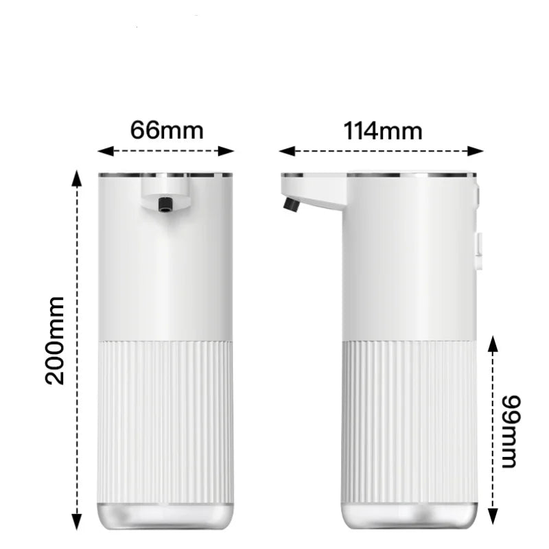 HQ Automatic Soap Dispenser bathroom accessories Automatic Liquid soap dispenser 360ML TYPE-C White 4 Level Foam Soap Dispenser