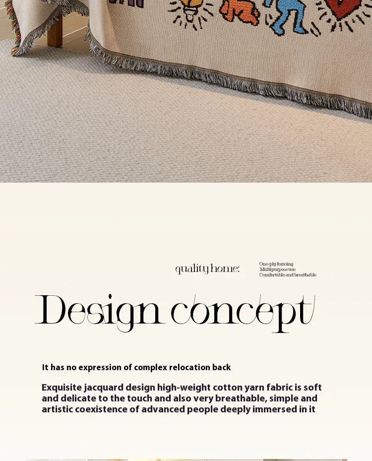 Sofa Cushion Cloth Double Sided Sofa Cover Thick Non-Slip Sofa Cover Full Cover Knee Blanket Cover Cloth Sofa Blanket