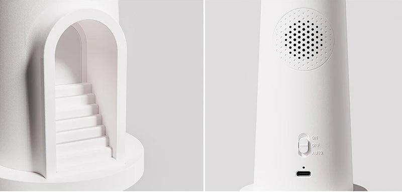 Moon Lamp Projection Lighthouse Lamps Night Light Remote Control Bluetooth Music Motion Sensor Ambient Lights Xmas Birthday Gift