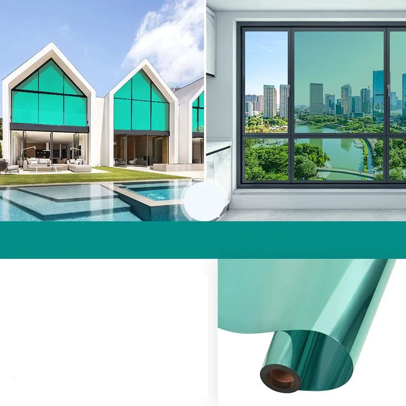 Household insulated glass film windows balconies privacy protection sun protection one-way mirrors window film stickers