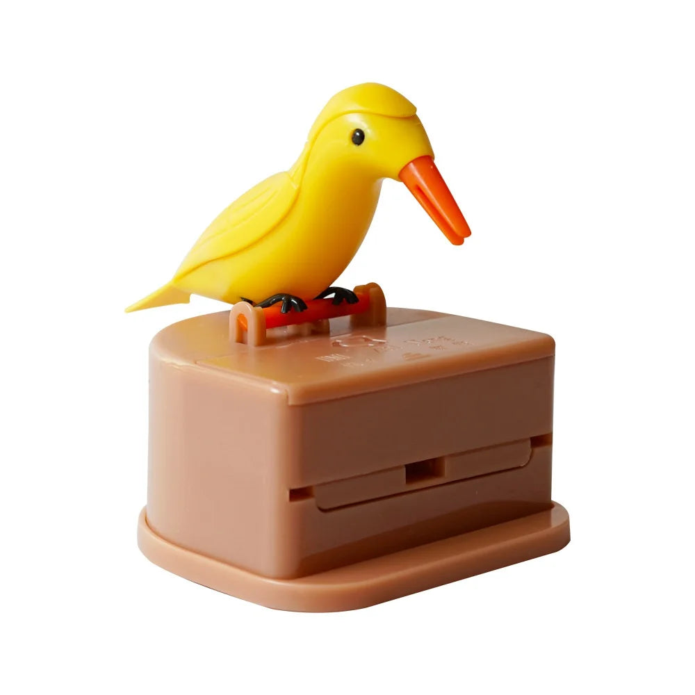 1Pc New Small Bird Toothpick Container Automatic Toothpick Dispenser Toothpick Holder Home Decoration Kitchen Accessories