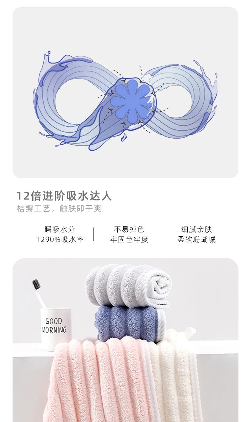 Dry Hair Cap for Women, Thickened and Super Absorbent Headscarf for Wiping Hair, Quick Drying Cap, Dry Hair Towel